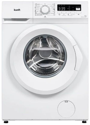 LAVADORA KUNFT KWM8809 8KG 1400RPM BLANCA CLASE A INVERTER VAPOR