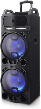 Altavoz Portable con Bluetooth Aiwa KBTUS-900/ 800W/ Incluye 2 Micrófonos