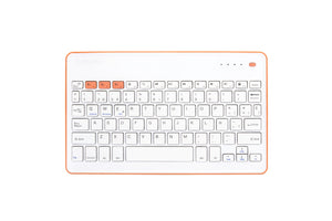 Wireless KB White + Peach