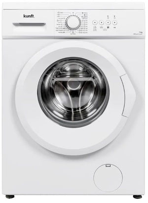 LAVADORA KUNFT KWM8807 7KG 1200RPM BLANCA CLASE D VAPOR