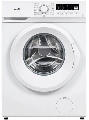 LAVADORA KUNFT KWM8810 9KG 1400RPM BLANCA CLASE A INVERTER VAPOR