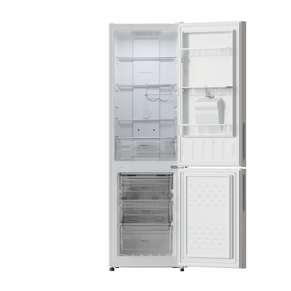 Bolero CoolMarket Combi 250 WD White Glass D Frigorífico