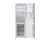 Bolero CoolMarket Combi 250 WD White Glass D Frigorífico