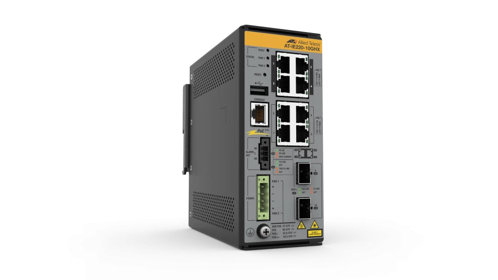 IE220-10GHX Gestionado L2 Gigabit Ethernet (10/100/1000) Energía sobre Ethernet (PoE) Gris