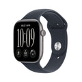 Watch Series 12 (GPS + Cellular) - Caja de aluminio en gris espacial (46 mm) - Correa deportiva azul marino - Talla M/L