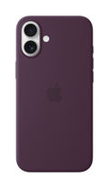 Funda de silicona con MagSafe para el iPhone 16 Plus - Ciruela