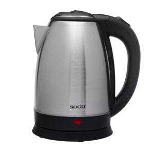 KET-SS-5790-SS tetera eléctrica 1,8 L 1500 W Negro, Acero inoxidable