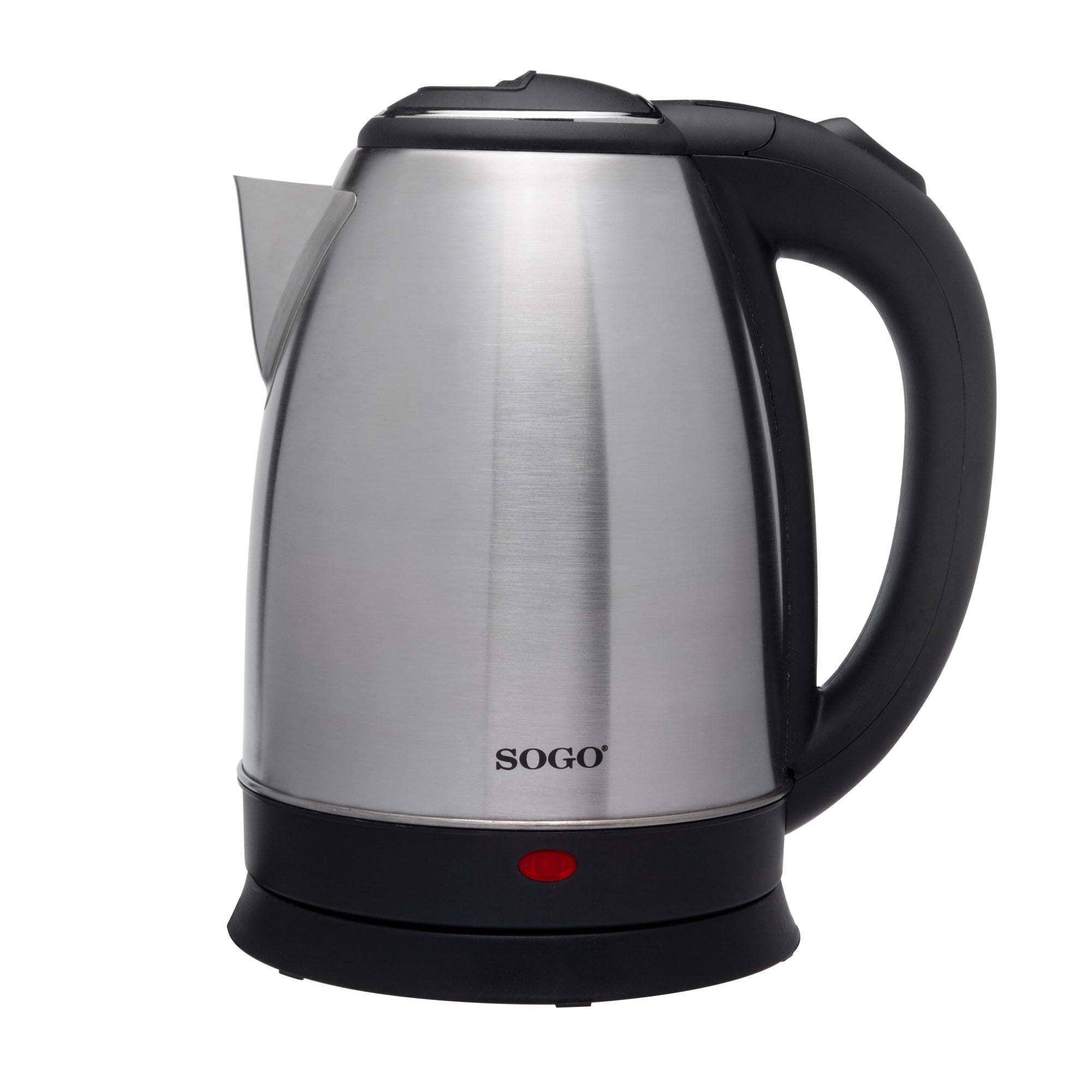 KET-SS-5790-SS tetera eléctrica 1,8 L 1500 W Negro, Acero inoxidable