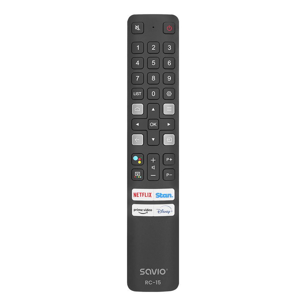 RC-15 universal remote control/replacement for TCL SMART TV mando a distancia IR inalámbrico Botones