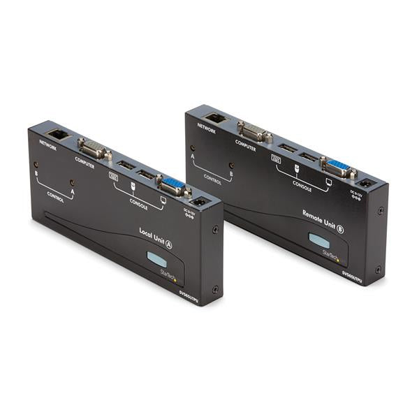 Extensor de Consola KVM por Cat 5 Ethernet (150m) con USB y Vídeo VGA