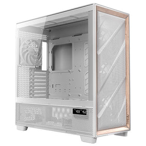 FLUX PRO White EUV Full Tower Blanco, Madera