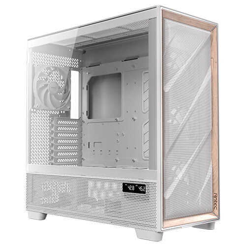 FLUX PRO White EUV Full Tower Blanco, Madera