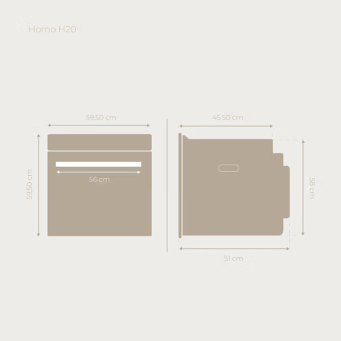 Horno EVVO H20 Black