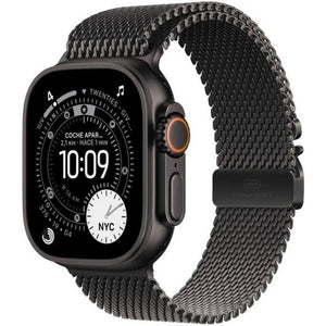 Apple Watch Ultra 3/ GPS/ Cellular/ 49mm/ Caja Titanio Negro/ Correa Trail Loop Negra M/L