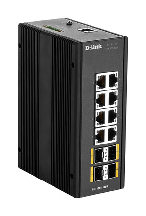 DIS-300G-12SW Gestionado L2 Gigabit Ethernet (10/100/1000) Negro
