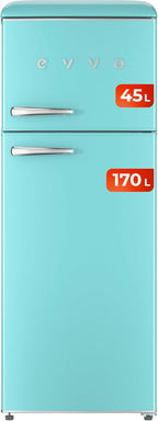 Frigor�fico 2 puertas Evvo F45 Retro Az�l Pastel