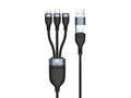 ETTA05B15 cable USB USB 2.0 1,5 m USB C USB C/Micro-USB B/Lightning Negro