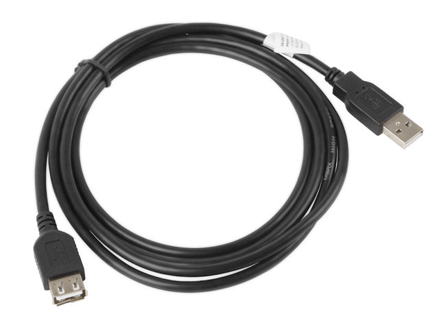 CA-USBE-10CC-0018-BK cable USB USB 2.0 1,8 m USB A Negro