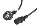 CA-C13C-11CC-0050-BK cable de transmisión Negro 5 m C13 acoplador CEE7/7