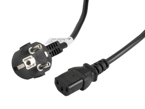 CA-C13C-11CC-0050-BK cable de transmisión Negro 5 m C13 acoplador CEE7/7