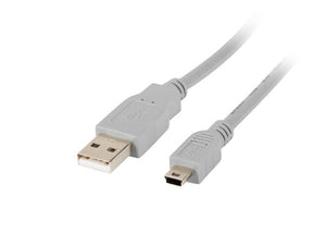 CA-USBK-10CC-0018-S cable USB USB 2.0 1,8 m Mini-USB A USB A Gris