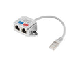 AD-0026-S divisor de red Plata
