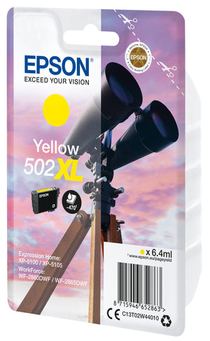 Singlepack Yellow 502XL Ink