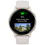 Garmin vivoactive 5 Crema - Reloj inteligente GPS