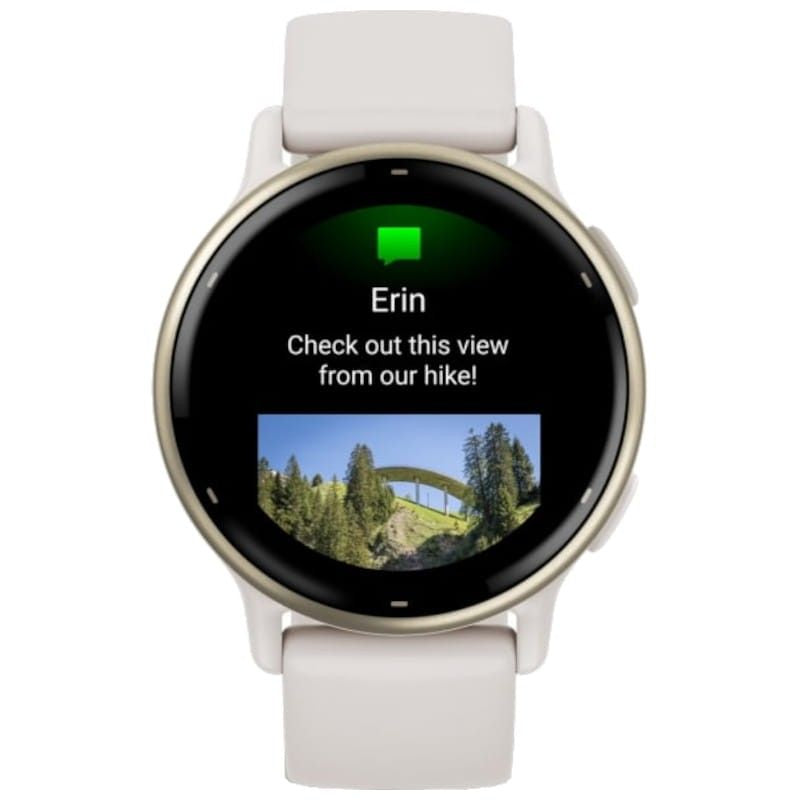 Garmin vivoactive 5 Crema - Reloj inteligente GPS