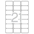 APLI ETIQUETAS ADHESIVAS 63,5X38,1MM INKJET/LÁSER C/ROMOS 21 X 25H BLANCO