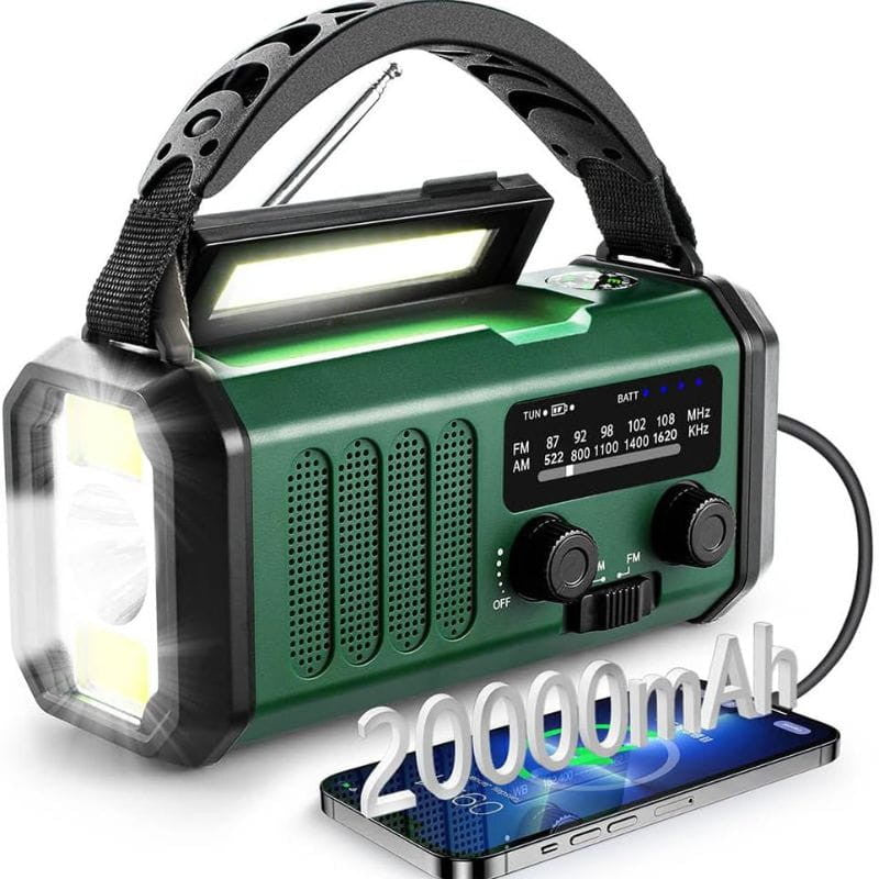 Radio de Emergencia Portátil 20000 mAh