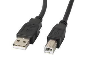 CA-USBA-10CC-0030-BK cable USB USB 2.0 3 m USB B Negro