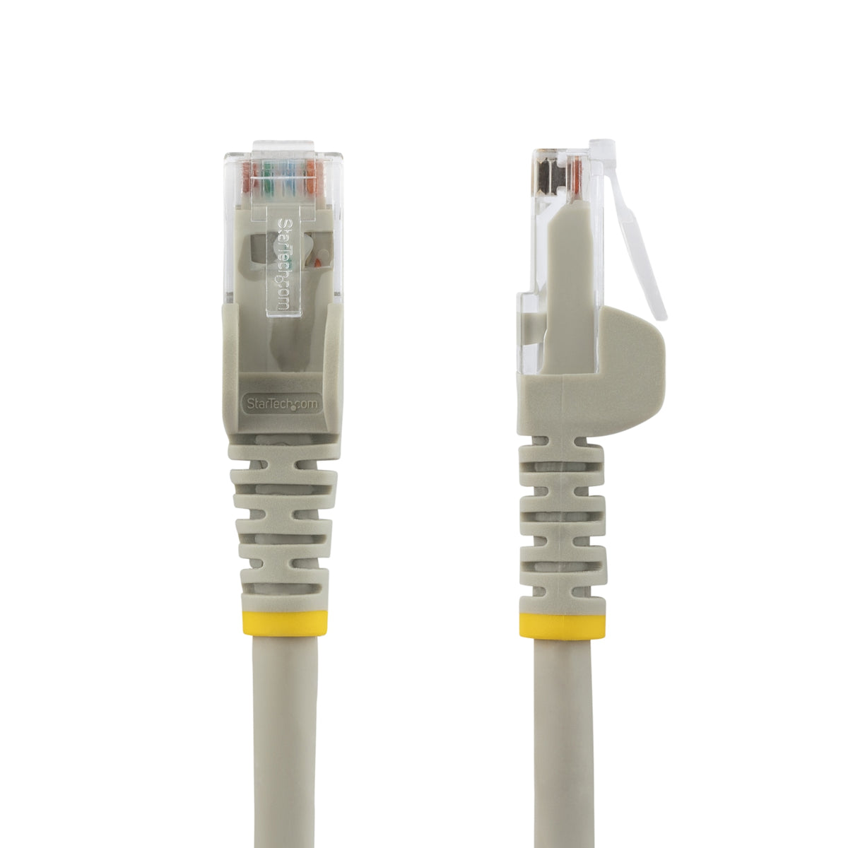 Cable Ethernet CAT6 de 50cm - LSZH - Cable de Red de 10 Gigabits de 250MHz y PoE de 100W UTP sin Enganches (Snagless) con Alivio de Tensión - Gris - CAT 6 - ETL