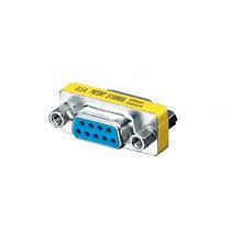 124301 cambiador de género para cable DB-9 Plata