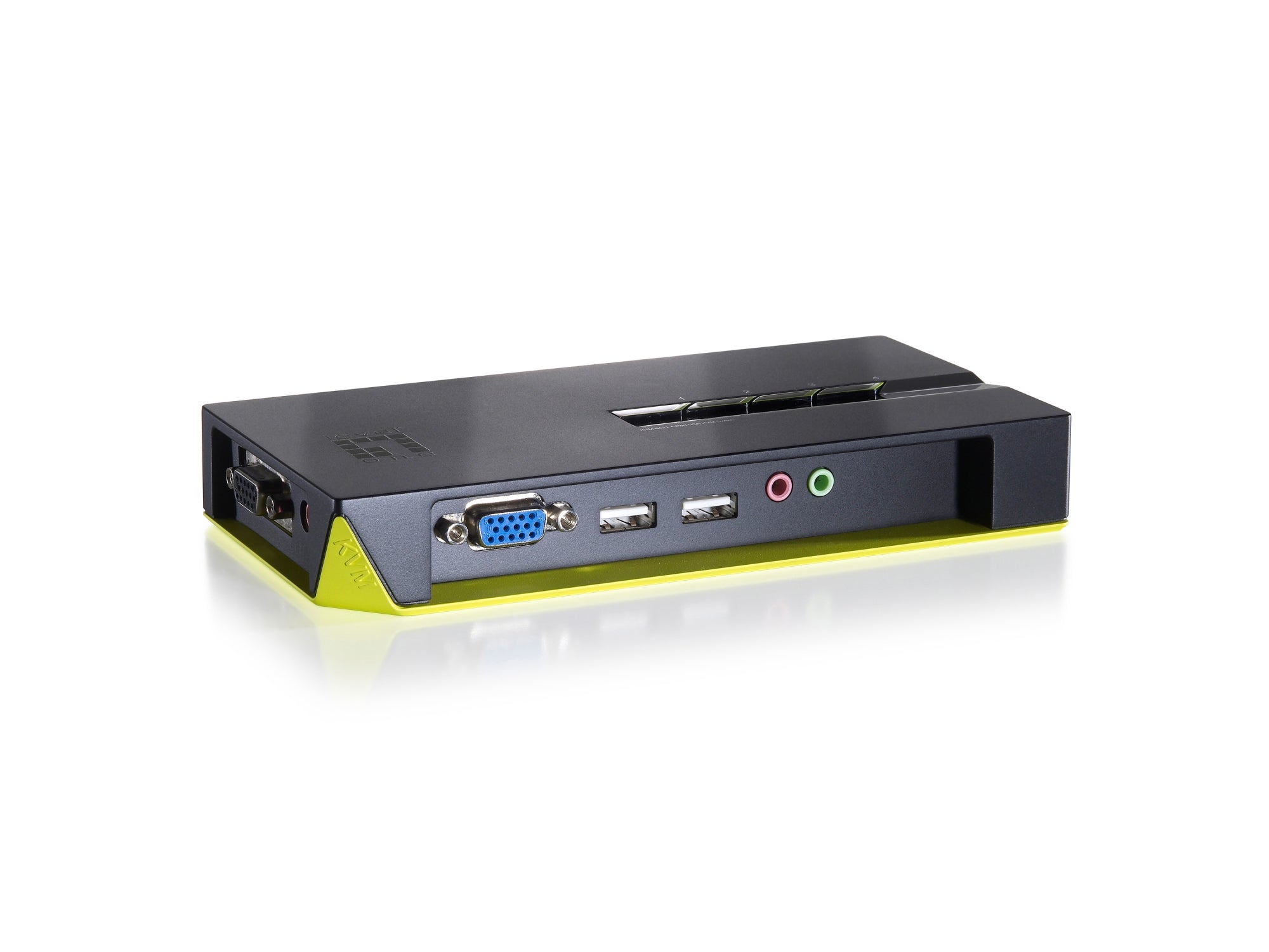 Switch KVM de 4 puertos USB con Audio