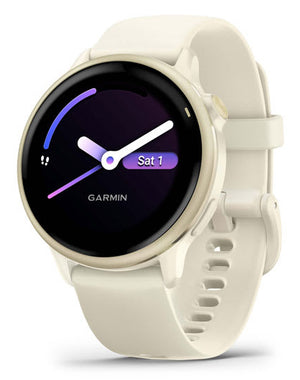 vívoactive 6 3,05 cm (1.2") AMOLED 42 mm Digital 390 x 390 Pixeles Pantalla táctil Blanco Wifi GPS (satélite)