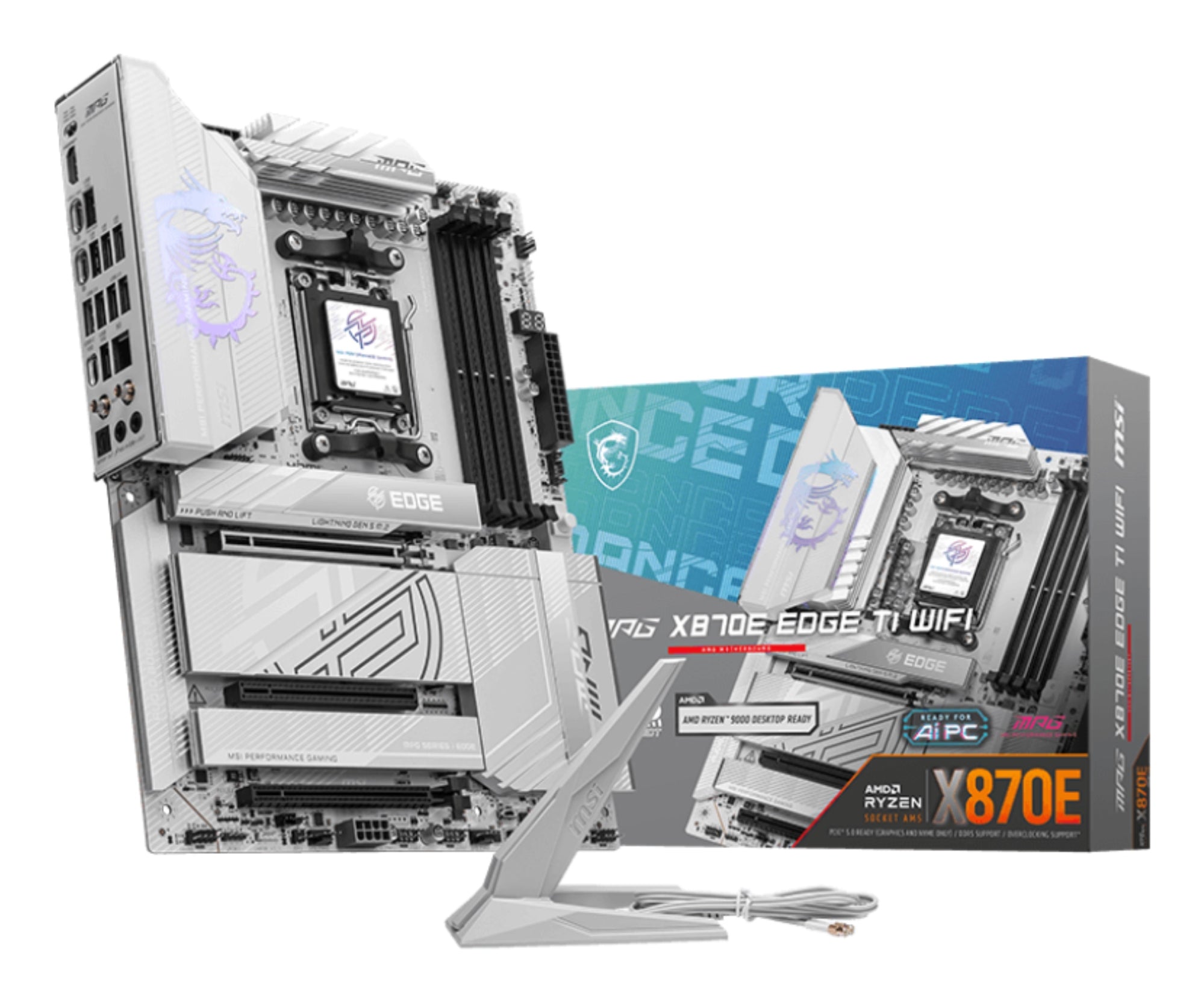 MPG X870E EDGE TI WIFI placa base AMD X870E Zócalo AM5 ATX