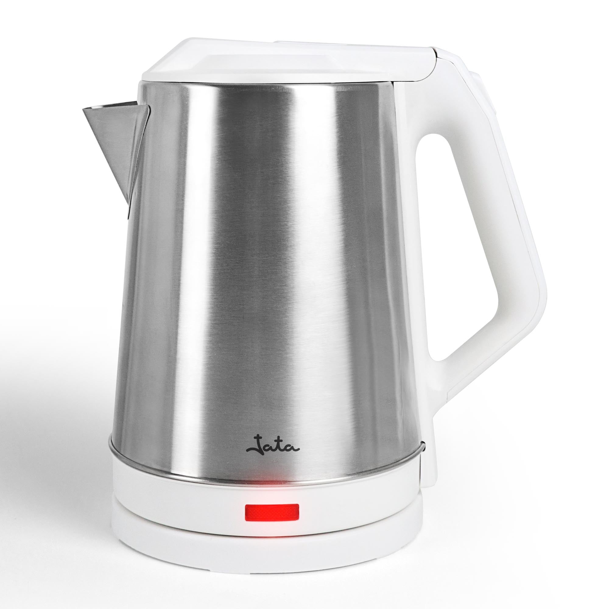 JEHA1723 tetera eléctrica 2 L 1500 W Acero inoxidable, Blanco