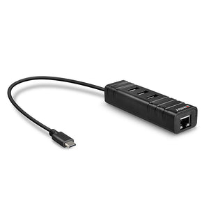 43249 hub de interfaz USB 3.2 Gen 1 (3.1 Gen 1) Type-C 5000 Mbit/s Negro