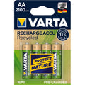 Recycled AA 2100mAh Batería recargable Níquel-metal hidruro (NiMH)