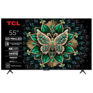 Televisor TCL QLED-Mini LED 55C6K 55"/ Ultra HD 4K/ Smart TV/ WiFi