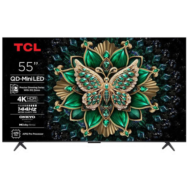 Televisor TCL QLED-Mini LED 55C6K 55"/ Ultra HD 4K/ Smart TV/ WiFi
