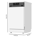 Bolero Aguazero 4350 Lavavajillas blanco