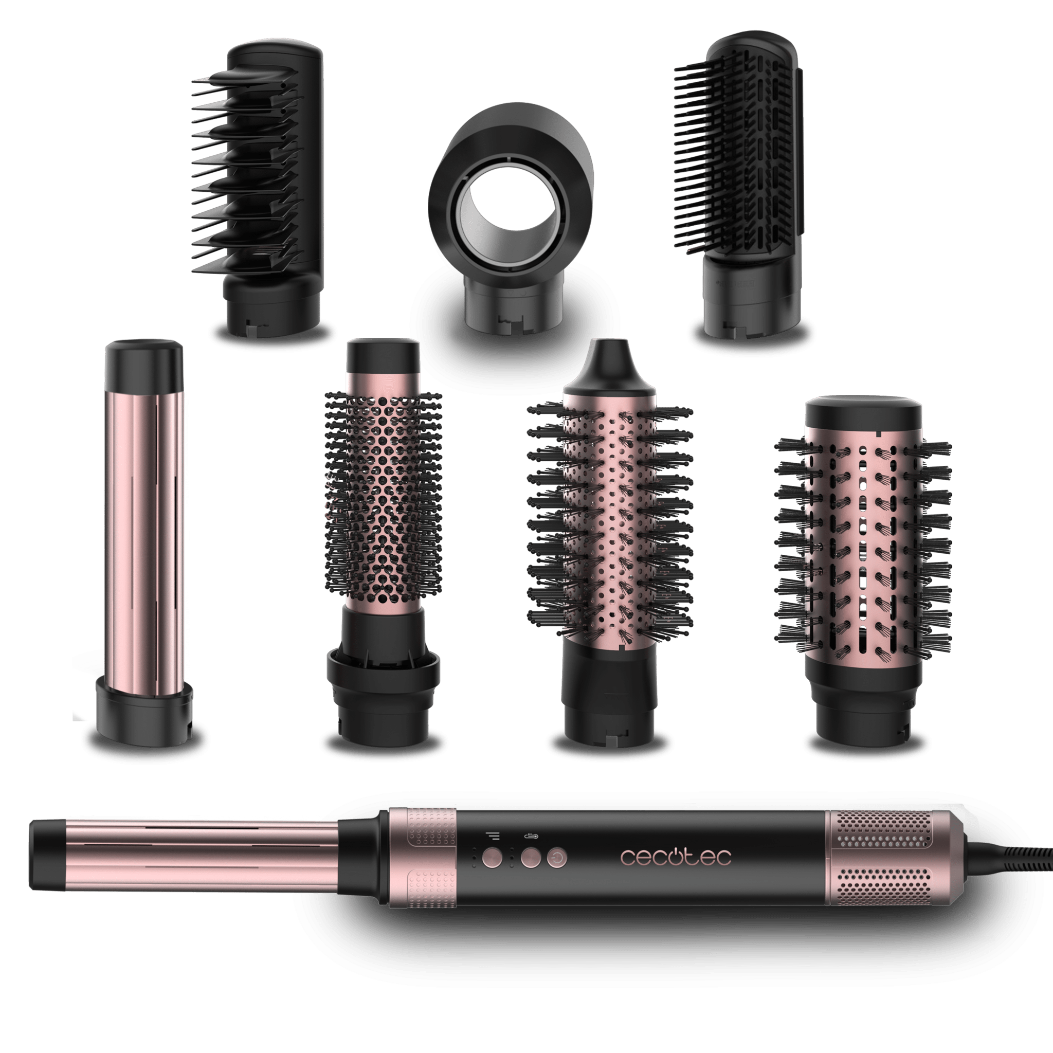 Bamba CeramicCare AirGlam Black Moldeador multifunción
