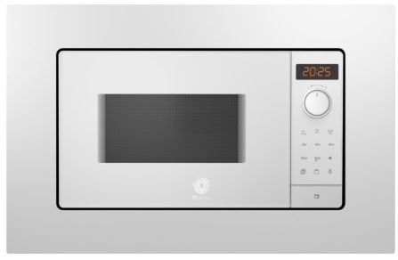 MICROONDAS BALAY 3CG6142B4 BLANCO CON MARCO ALTO 38 CM ENCASTRABLE 60CMS 20 LITROS APERTURA IZQUIERDA PLATO GIRATORIO DE 270 MM MARCO DE 60CMS