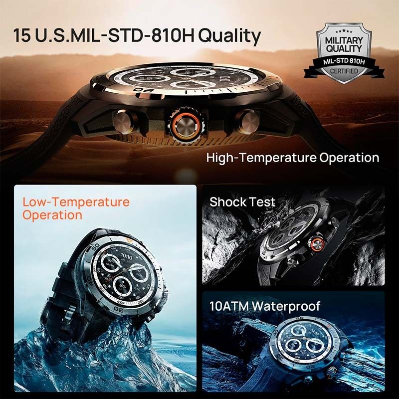 Mibro GS Explorer Negro - Reloj inteligente con GPS y NFC