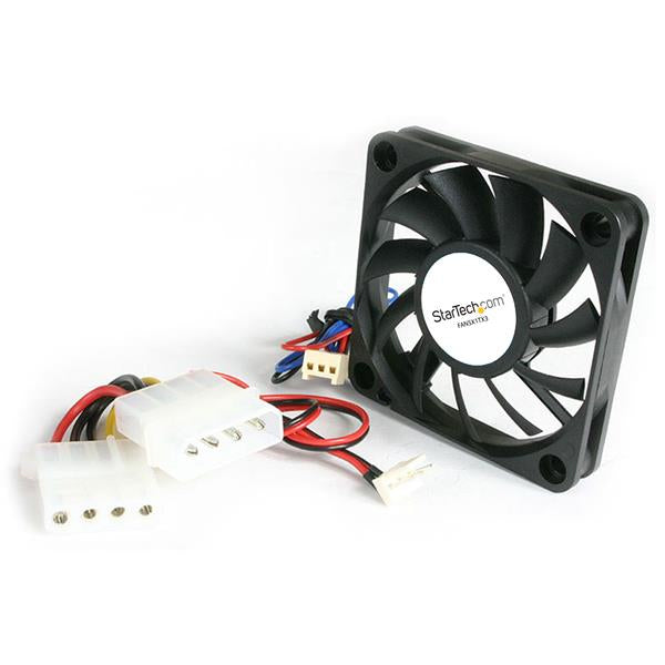 Ventilador de Repuesto para Caja de Ordenador 50x10mm con Conector TX3 y LP4 - Rodamiento de Bolas Recirculantes Ball Bearing
