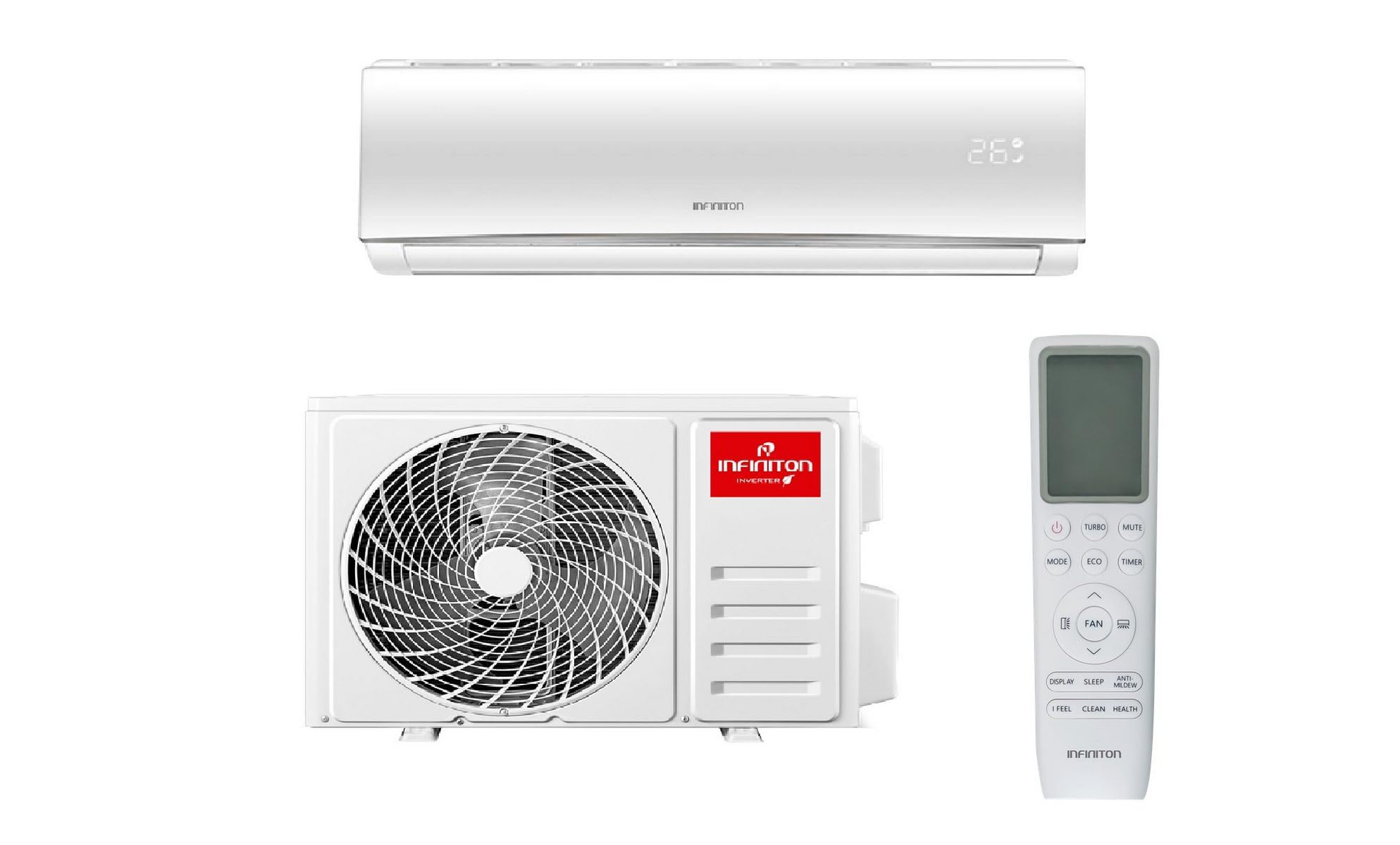 AIRE ACONDICIONADO INFINITON SPTSE12A2 3500 FRIG R32 BOMBA DE CALOR FILTRO ANTIBACTERIAS WIFI OPCIONAL A++ WIFI INCLUIDO*=*