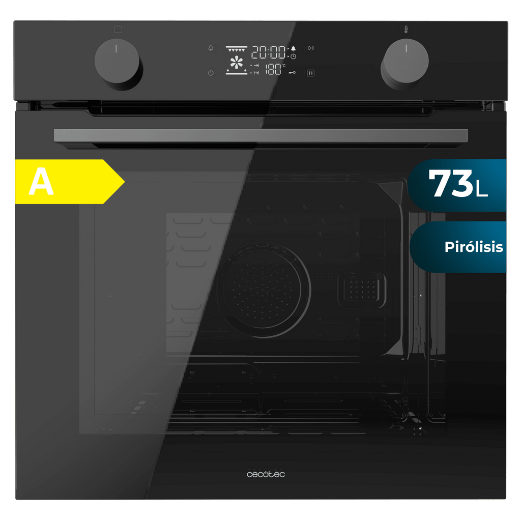 Bolero Hexa P526000 Glass Black A Horno Integrable