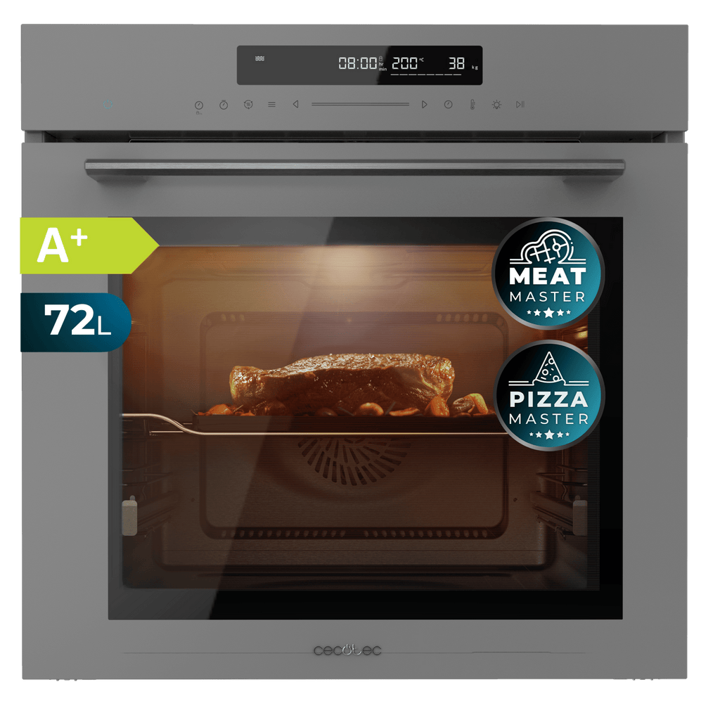 Bolero Hexa SM406000 Glass Grey A+ Horno Integrable Multifunción